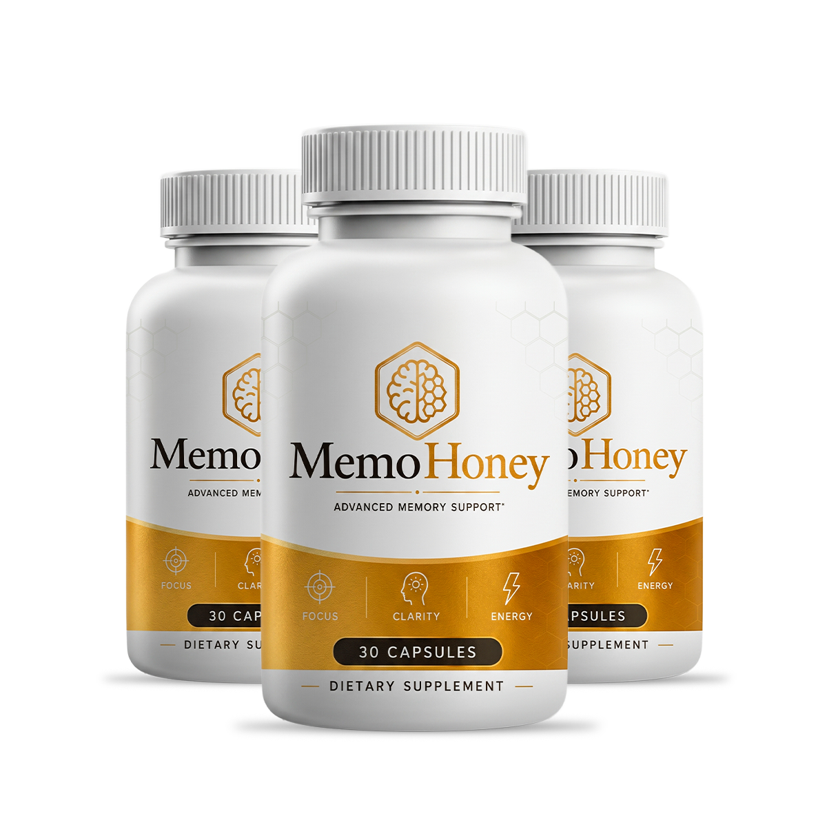MemoHoney 3 Bottles
